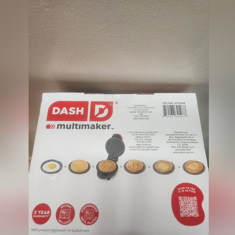 Dash Multimaker ( Waffle Mini Maker) - Picture 3 of 4